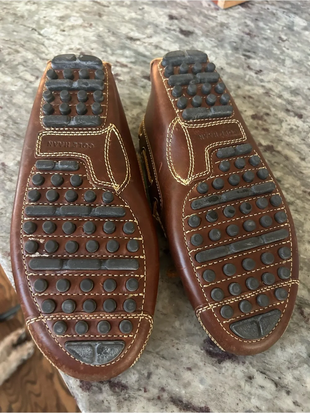 Cole Haan Brown Leather Boat Shoes